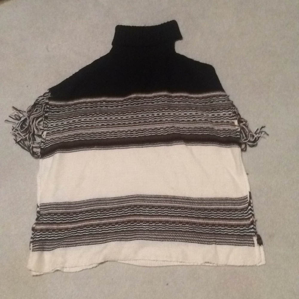 Turtleneck Poncho